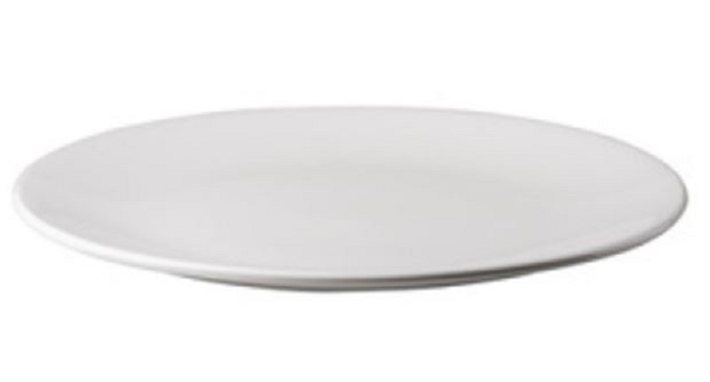 Assiette plate en porcelaine de Maastricht 27 cm