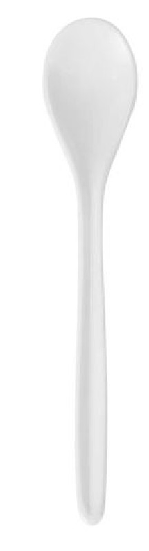 Cuillère à œufs en plastique lourd blanc par pièce