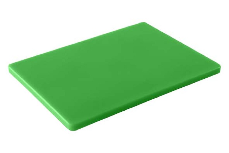 Planche à découper professionnelle 40x30x1,5 cm verte