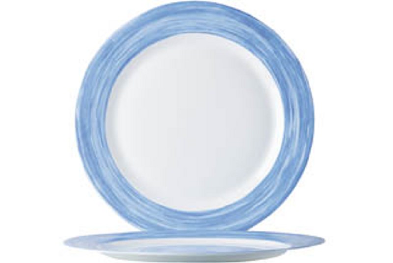 Arcopal Brush assiette à dessert 19,5 cm bleu