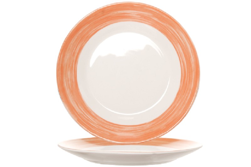 Arcopal Brush assiette à dessert 19,5 cm orange