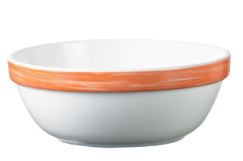 Arcopal Brush bol à dessert 12 cm orange
