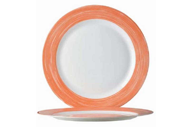Arcopal Brush assiette à dessert 15,5 cm orange