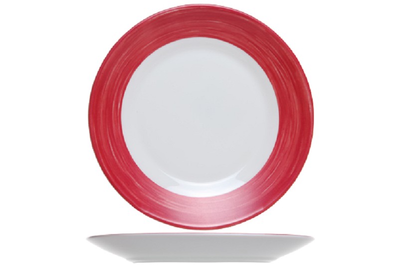 Assiette à dessert Arcopal Brush Cerise 19,5 cm