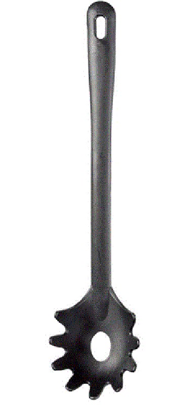 Cuillère à spaghetti en nylon noir