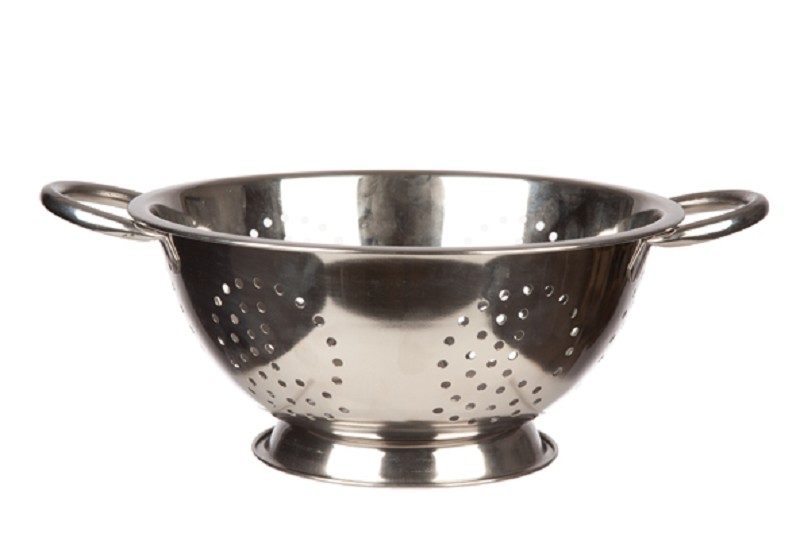 Passoire en acier inoxydable 24cm avec poignée