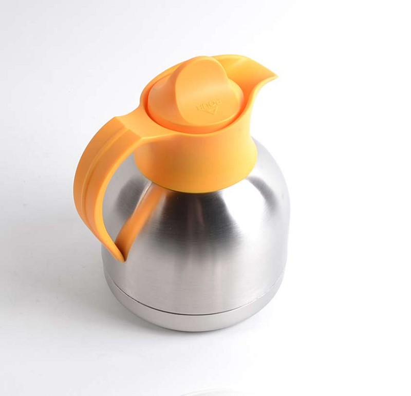 Cruche isolante 1L en acier inoxydable jaune