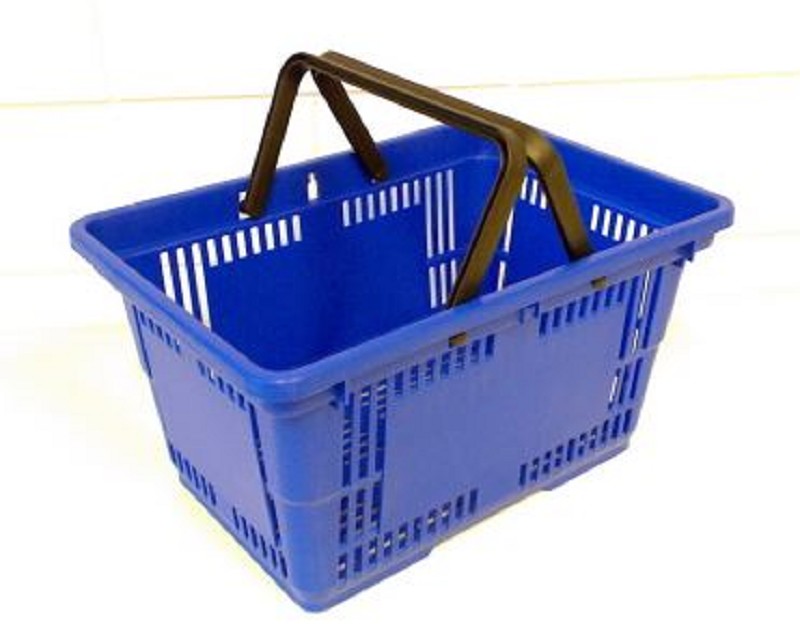 Panier d'achat 22ltr Bleu
