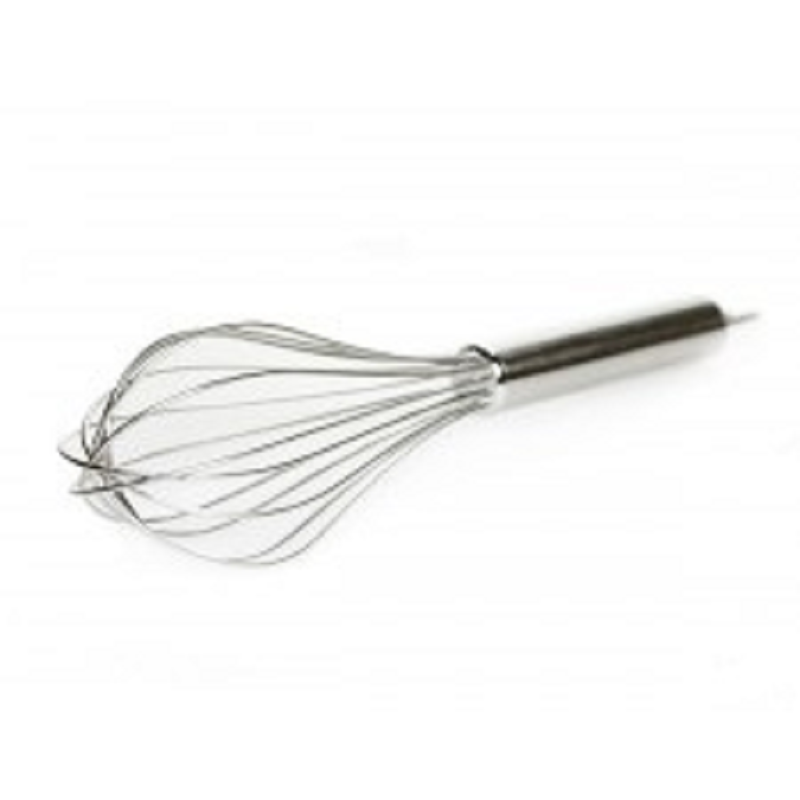 Fouet 25cm en acier inoxydable 18/0