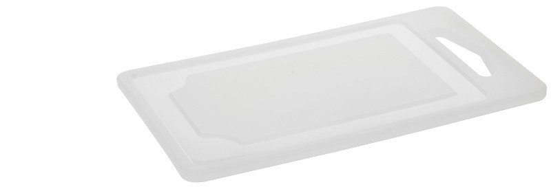 Petite planche à découper en plastique de 25x15x0,9 cm