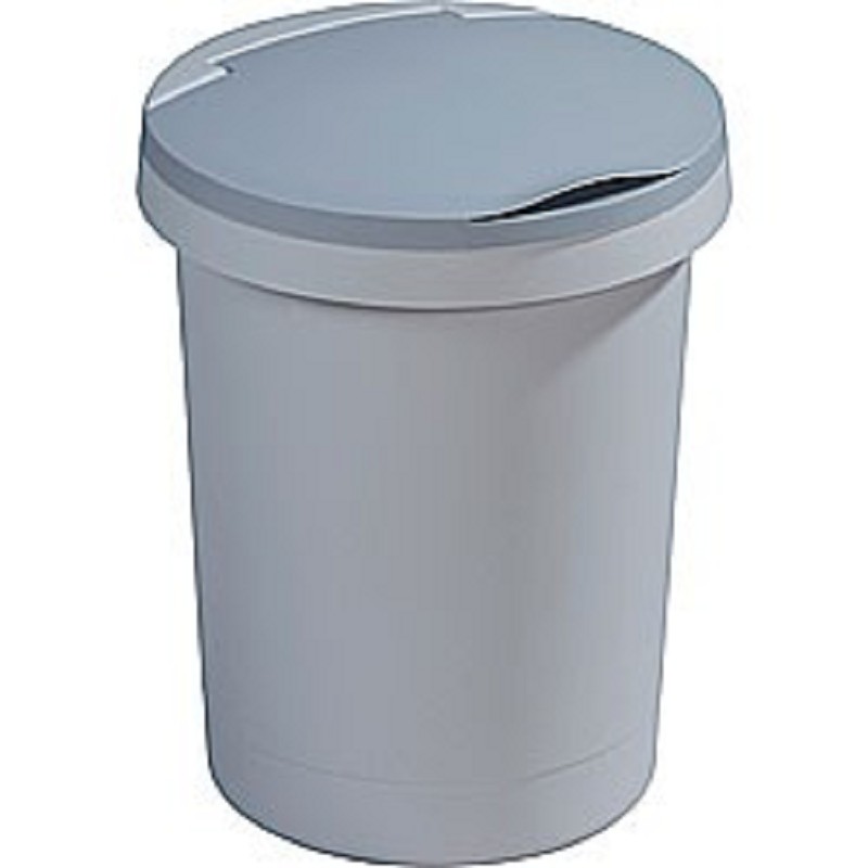 Poubelle Sunware Twinga grise de 10L