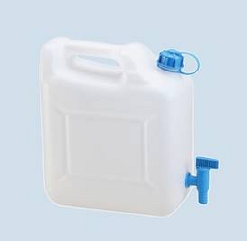 Bidon 12L avec robinet en plastique blanc