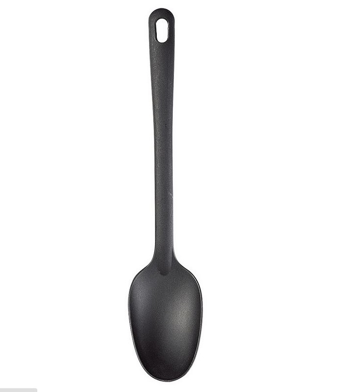 Cuillère à légumes/de service en nylon noir