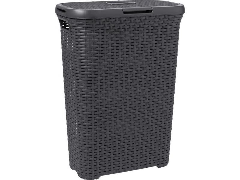Panier à linge Style 40 litres Anthracite
