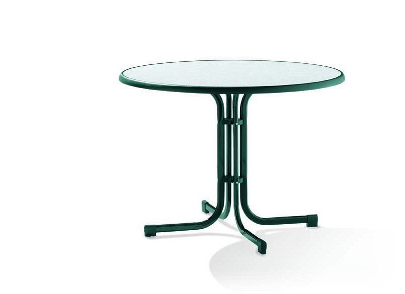 Table pliante ronde 100cm Sieger Vert