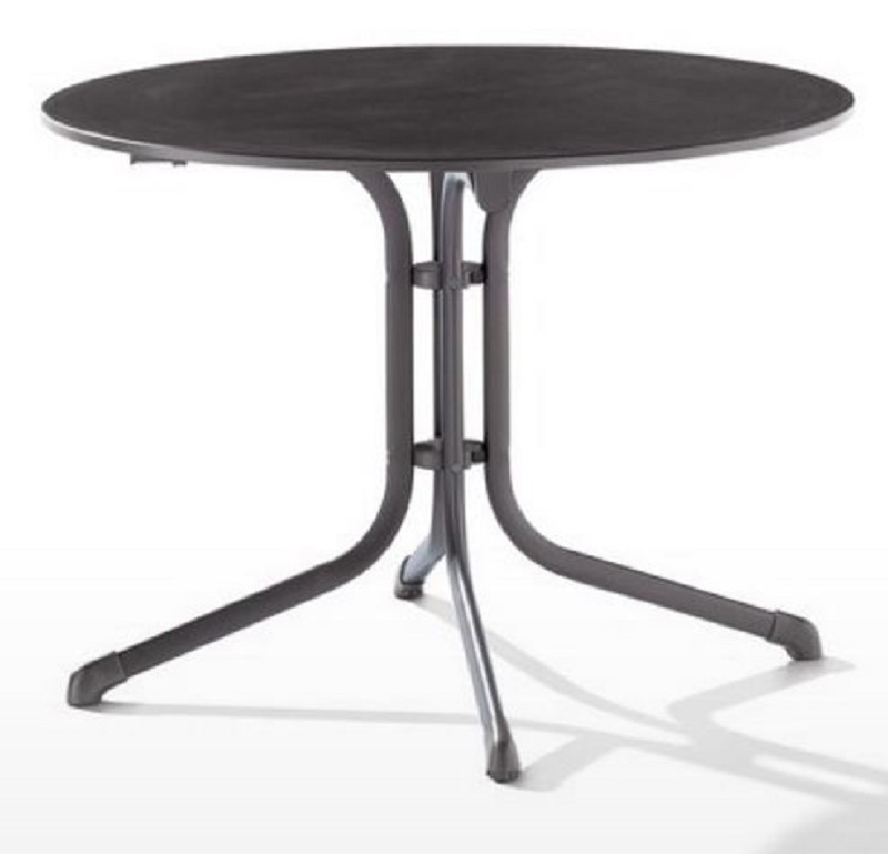 Table pliante ronde 100cm Sieger Gris