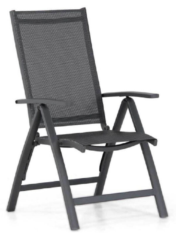 Chaise réglable Vasto Aluminium Textilène