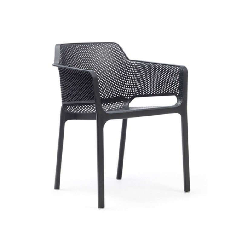 Chaise empilable Nardi Net Anthracite