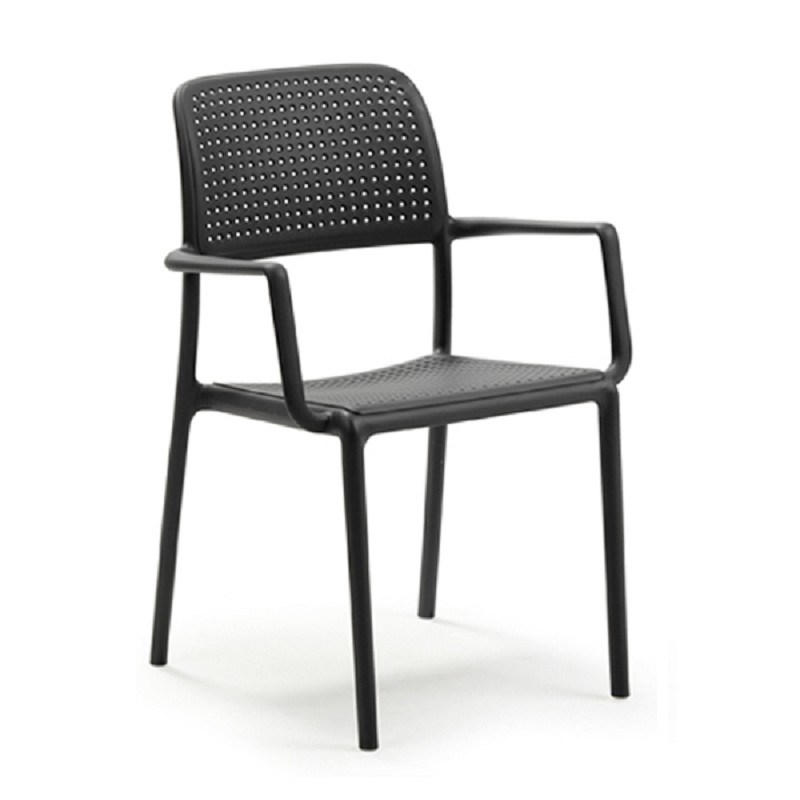 Chaise empilable Nardi Bora Anthracite