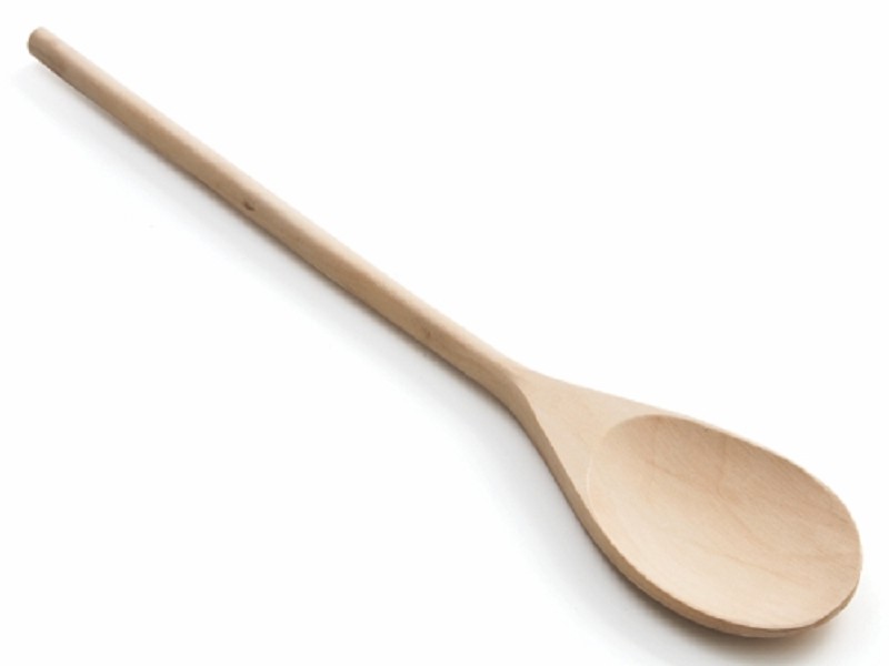 Cuillère ovale en bois 32cm