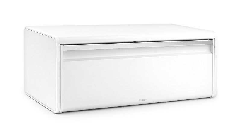 Boîte à pain à couvercle articulé Brabantia blanche