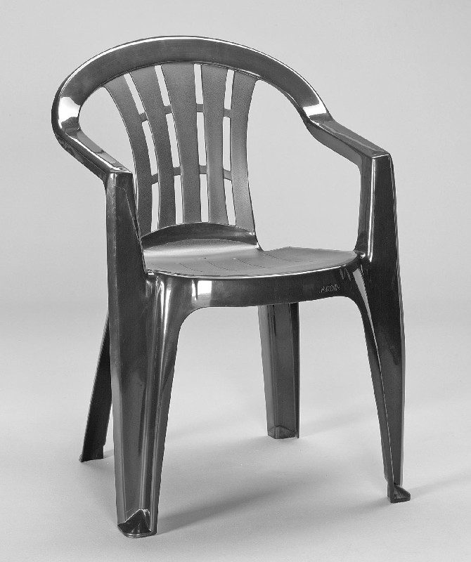 Chaise empilable Cuba Jardin Graphite