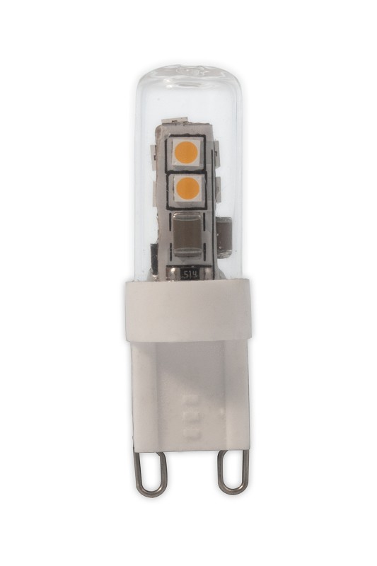 Lampe LED G9 240V 2,2W 3000K Tube en verre