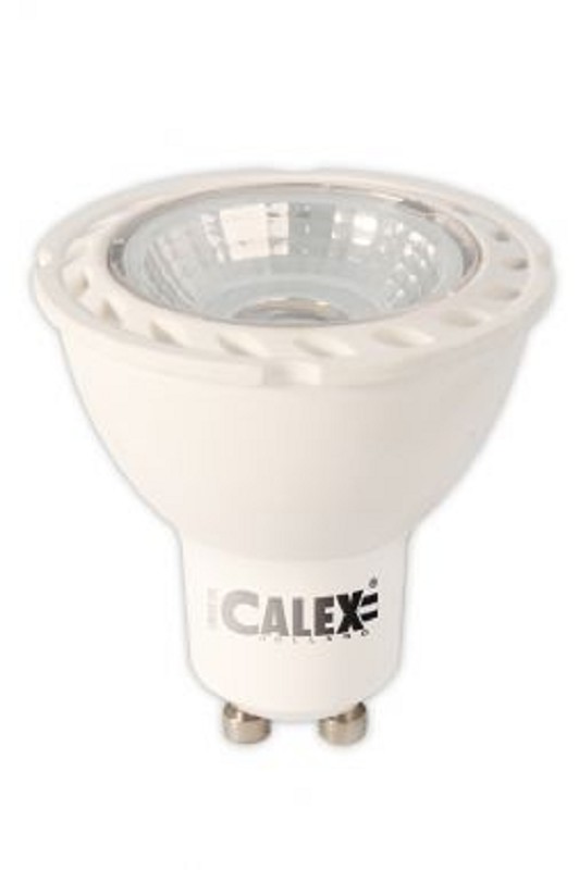 Lampe LED COB GU10 240V 7W 550lm 38° blanc chaud