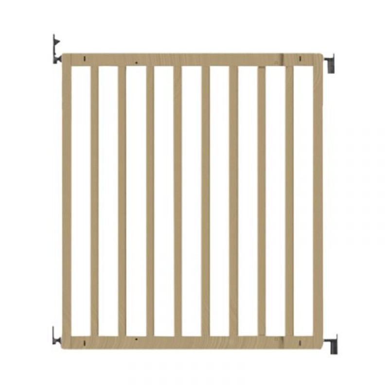 Europe Baby Barrière de Porte en Hêtre Massif - Naturel