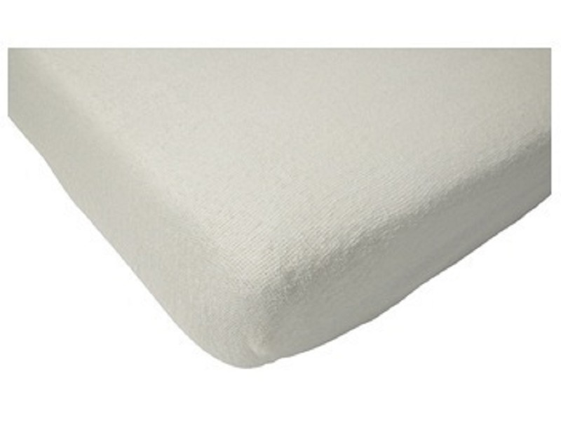 Drap-housse en coton 60x120x20 Blanc