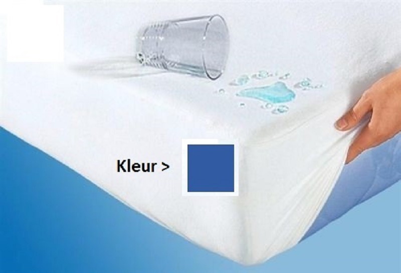 Drap-housse en éponge 80x210x25 Bleu PU