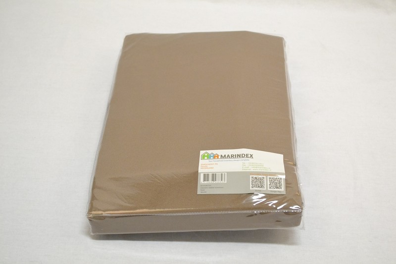 Protège-matelas 90x200x21cm Taupe PU