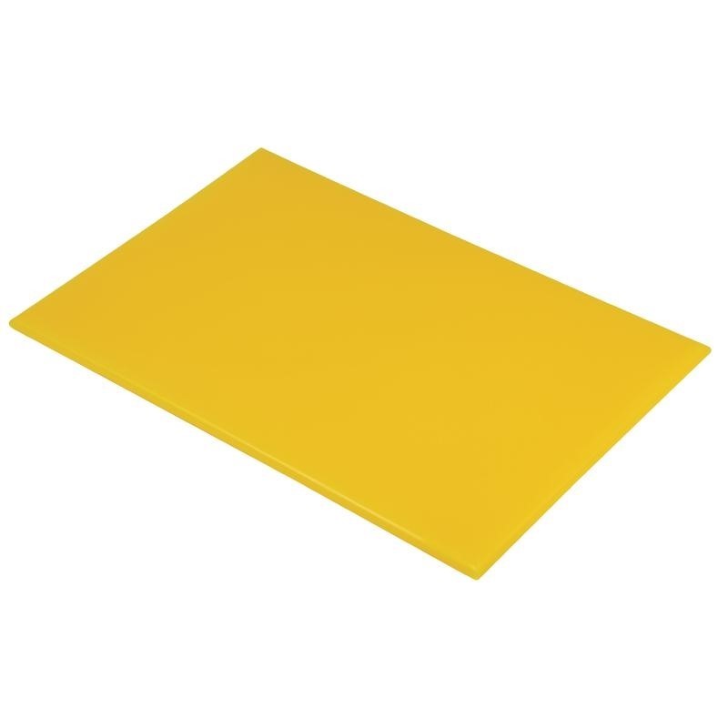 Planche à découper Hygiplas en code couleur Jaune 60x45