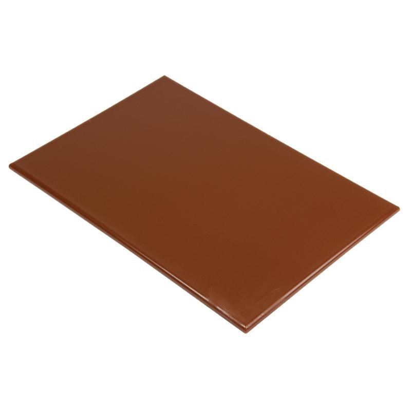 Planche à découper Hygiplas en code couleur Marron 60x45