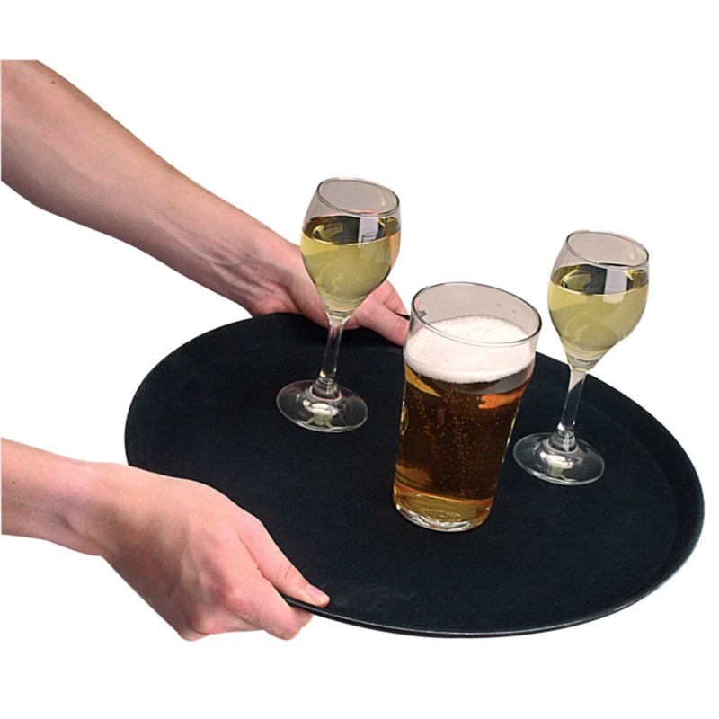 Plateau rond antidérapant Kristallon 40,5cm