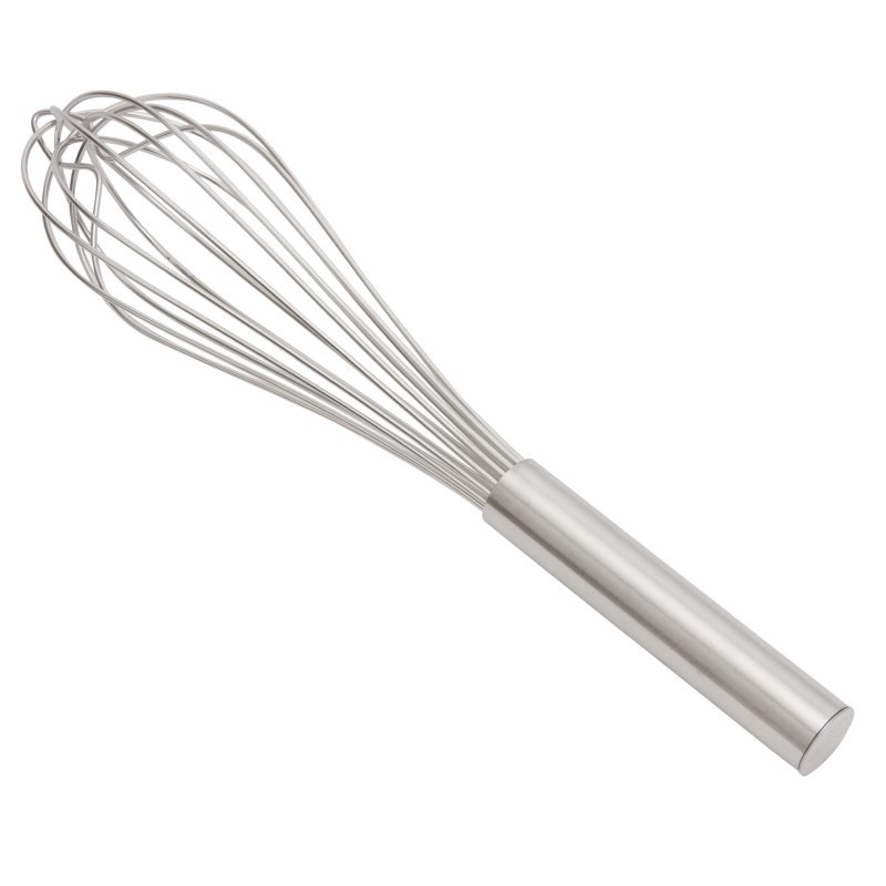 Vogue Fouet en acier inoxydable robuste 35,5cm 8 fils