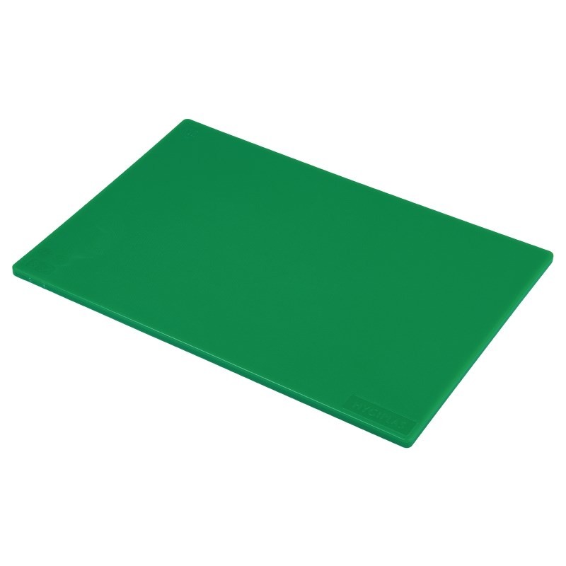 Planche à découper Hygiplas en code couleur Vert 30x22x1