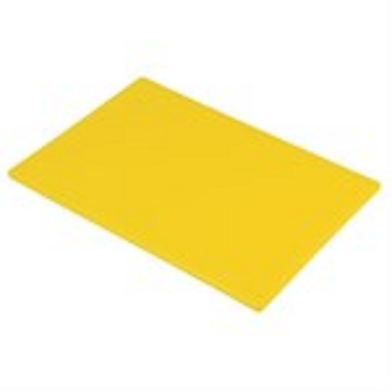 Planche à découper Hygiplas en code couleur Jaune 45x30 cm