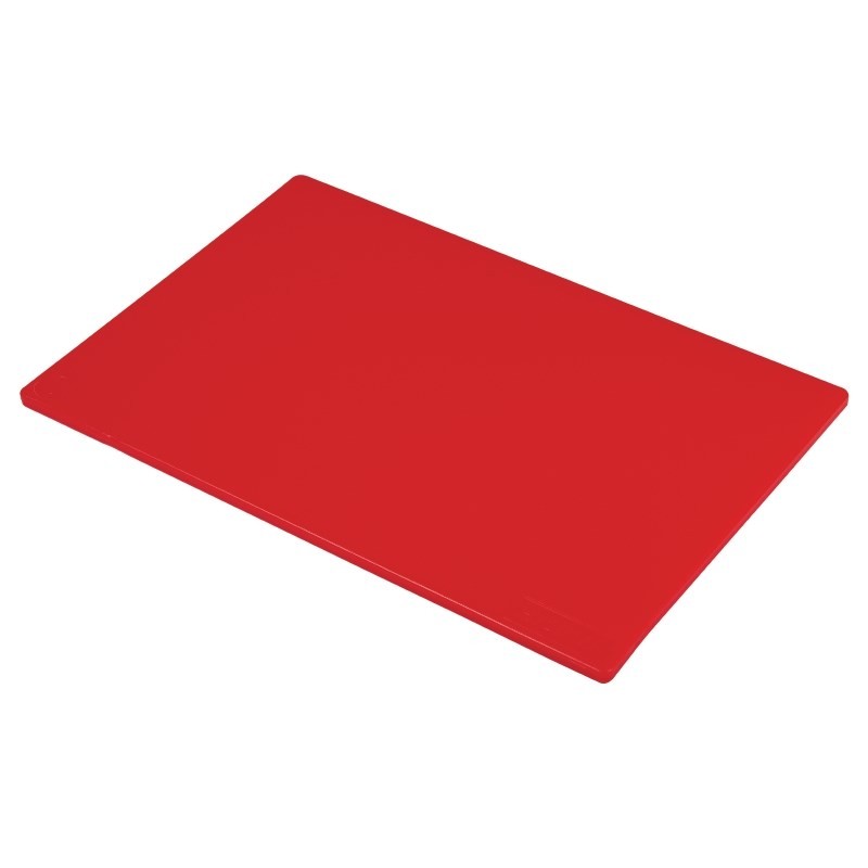 Planche à découper Hygiplas en code couleur Rouge 30x22x1