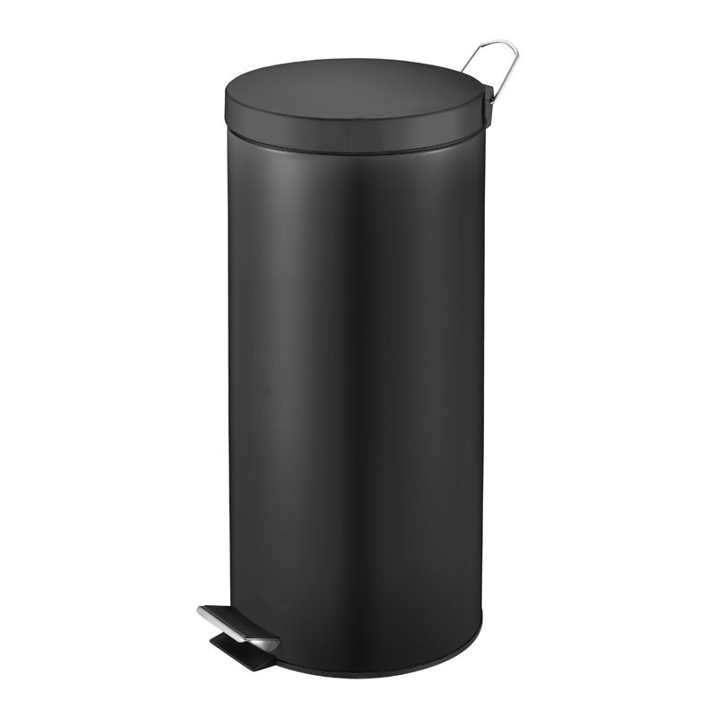 Poubelle à pédale 30L Noire