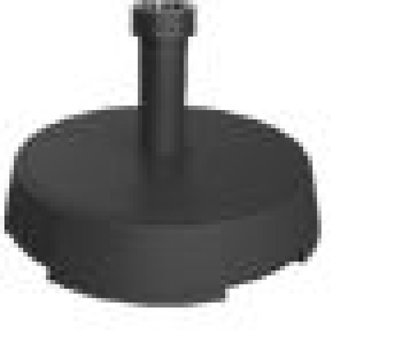 Pied de parasol 30kg en béton et tube en plastique