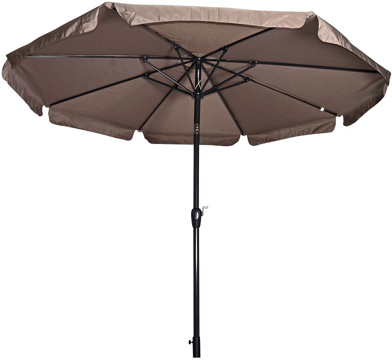 Parasol 3m Taupe fibre de verre