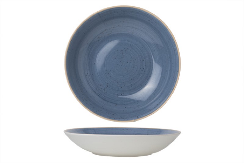 Assiette creuse Terra Blue 26 cm