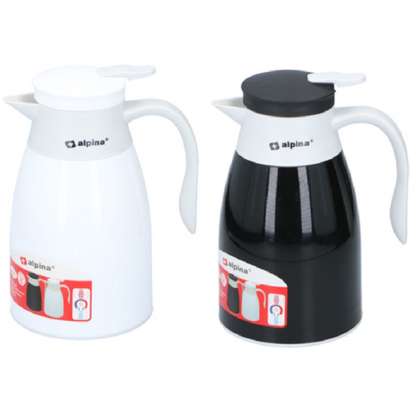 Cafetière isolée 1 litre en 2 couleurs