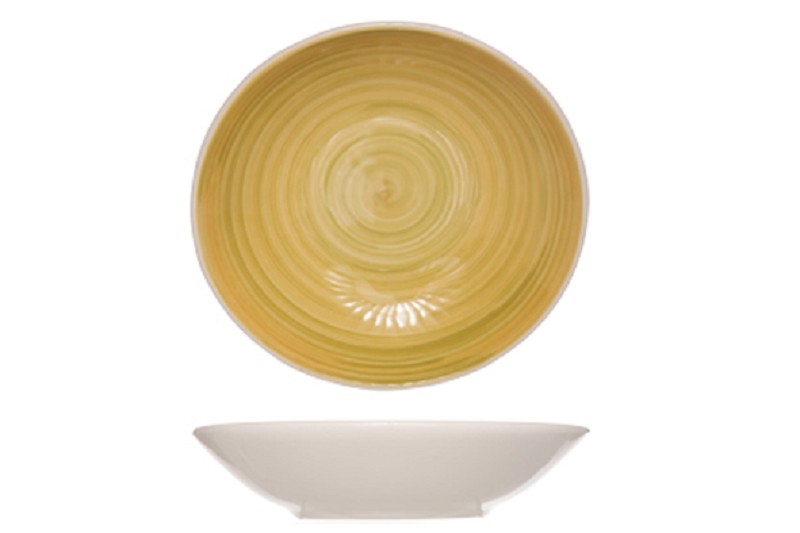 Assiette creuse Turbolino Jaune D21cm