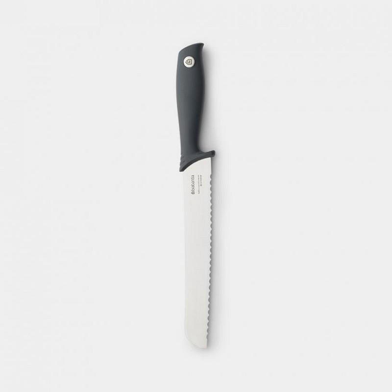 Brabantia Tasty+ Couteau à pain Gris foncé