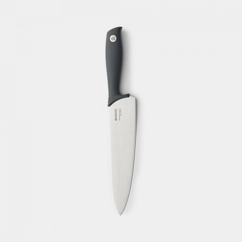 Brabantia Tasty+ Couteau de chef Gris foncé