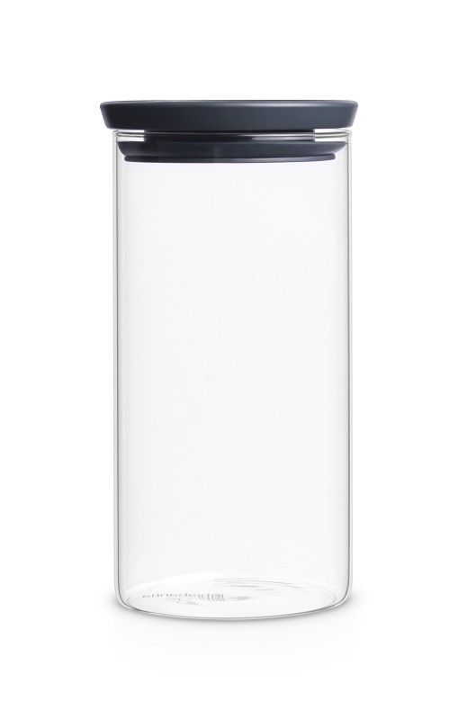 Boîte de rangement Brabantia en verre rond 1,1L