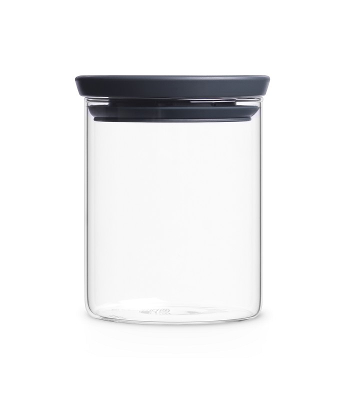 Boîte de rangement Brabantia en verre rond 0,6L