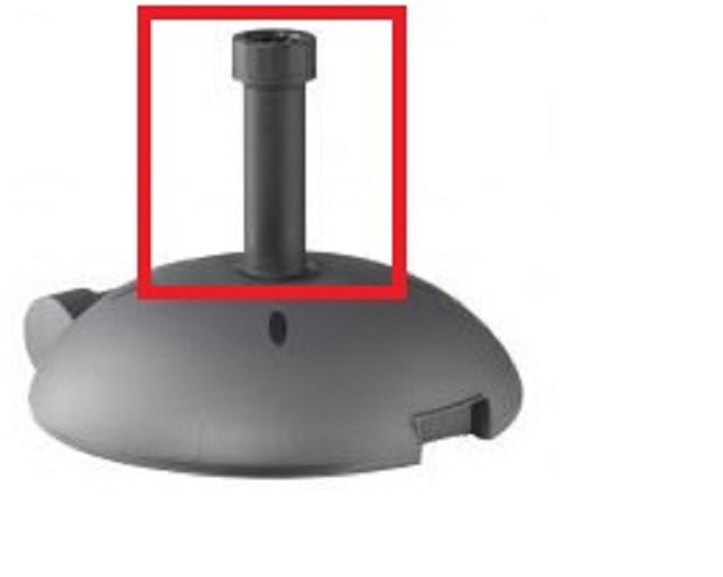 Tube de parasol pour pied de parasol 40kg Lourd